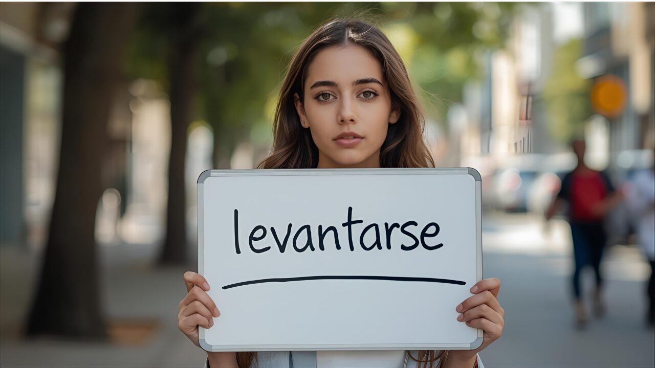 スペイン語のlevantarseの画像